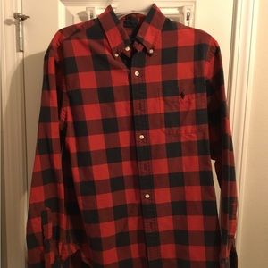 Ralph Lauren red plaid button up